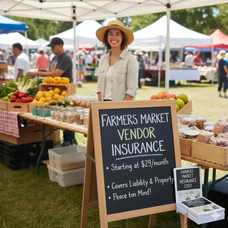 farmers market vendor insurance cost