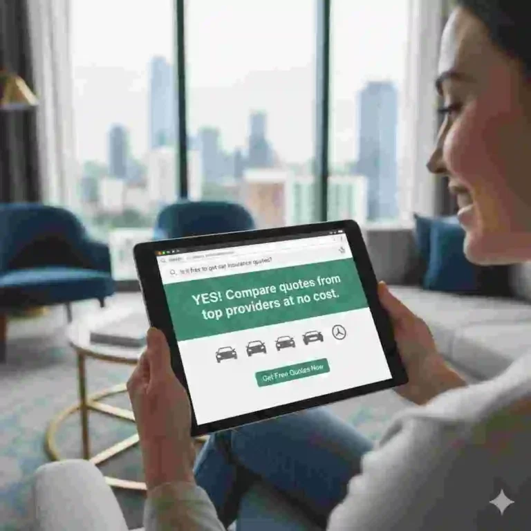 Is it free to get car insurance quotes?